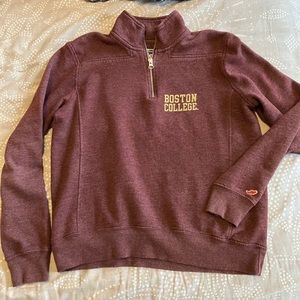 Boston College quarter zip sweatshirt